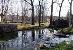 Passage de la Buège dans le Parc